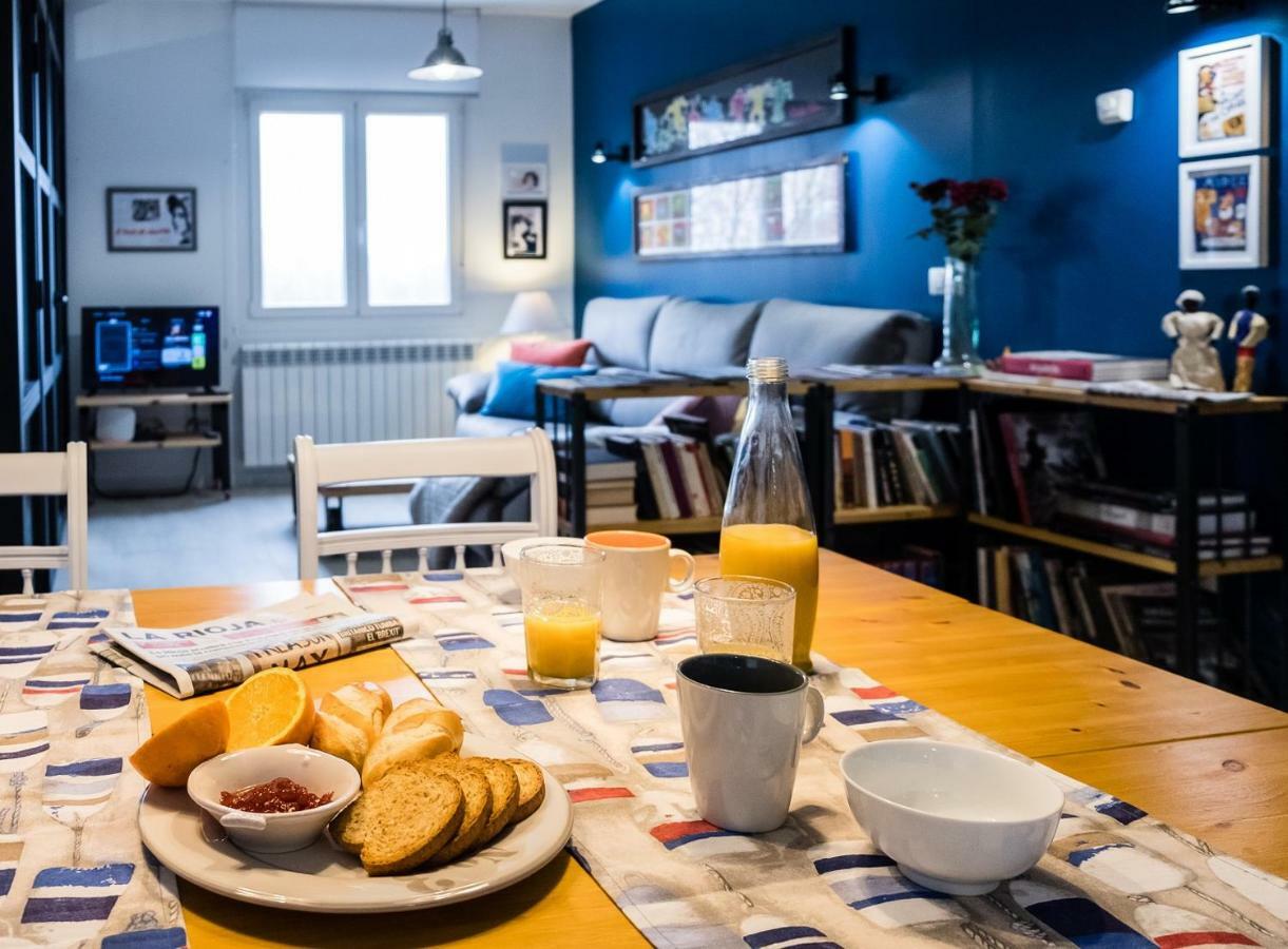Logrono Centro, Una Casa Con Vistas Bagian luar foto